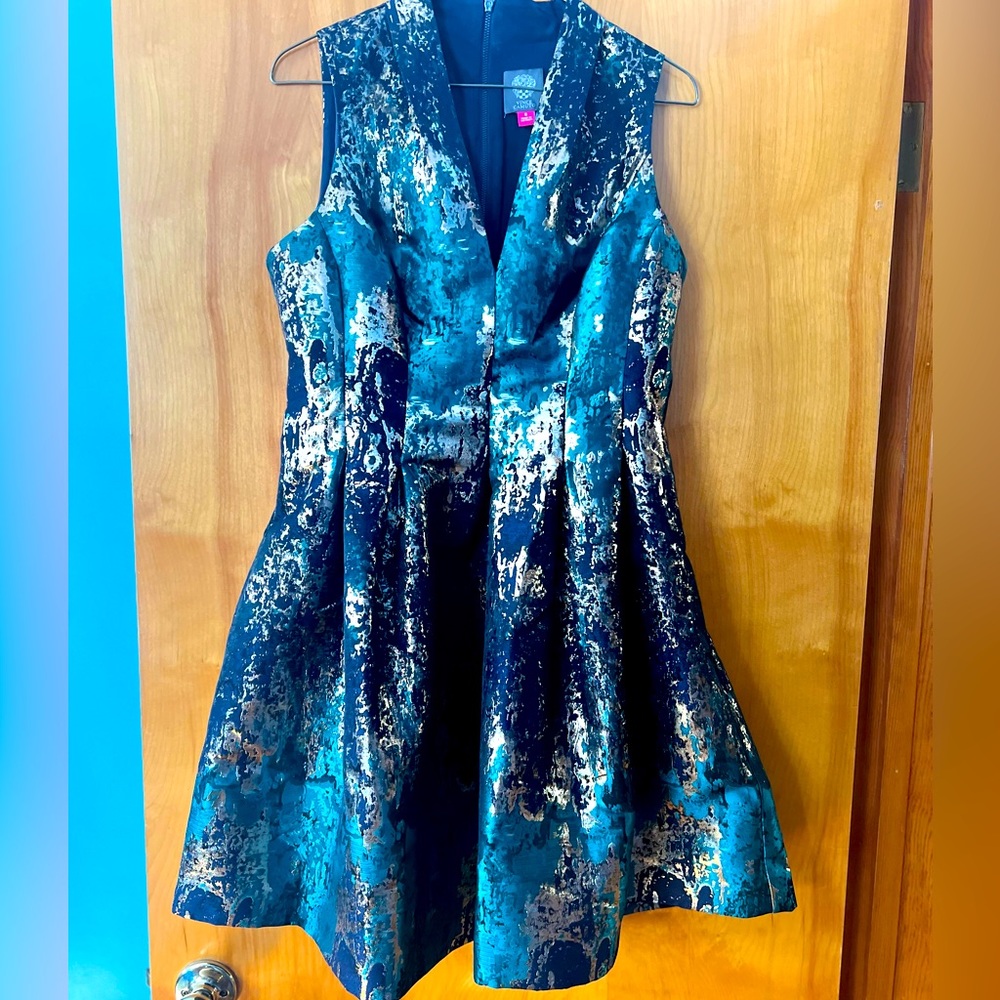 Gorgeous Stand out Cocktail dress  Fit n flare with strong neck line